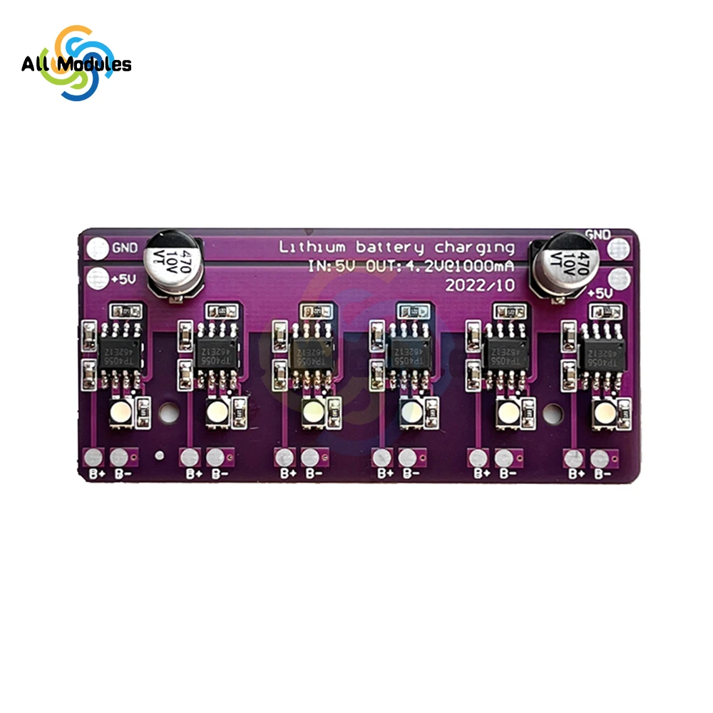 Modulo di ricarica 5V 1A 4056 18650 scheda caricabatteria al litio scarica carica modulo integrato scheda PCB