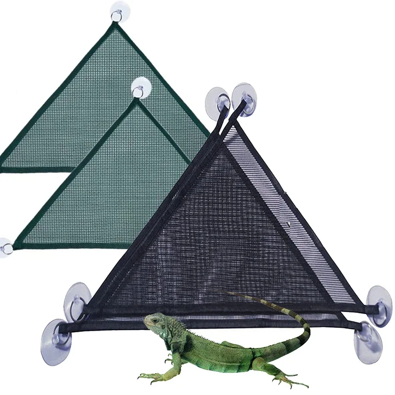 Reptile Hammock Lounger Ladder Accessories Set for Large Small Bearded Dragons Anole Geckos Lizards or Snakes Reptile Accessorie