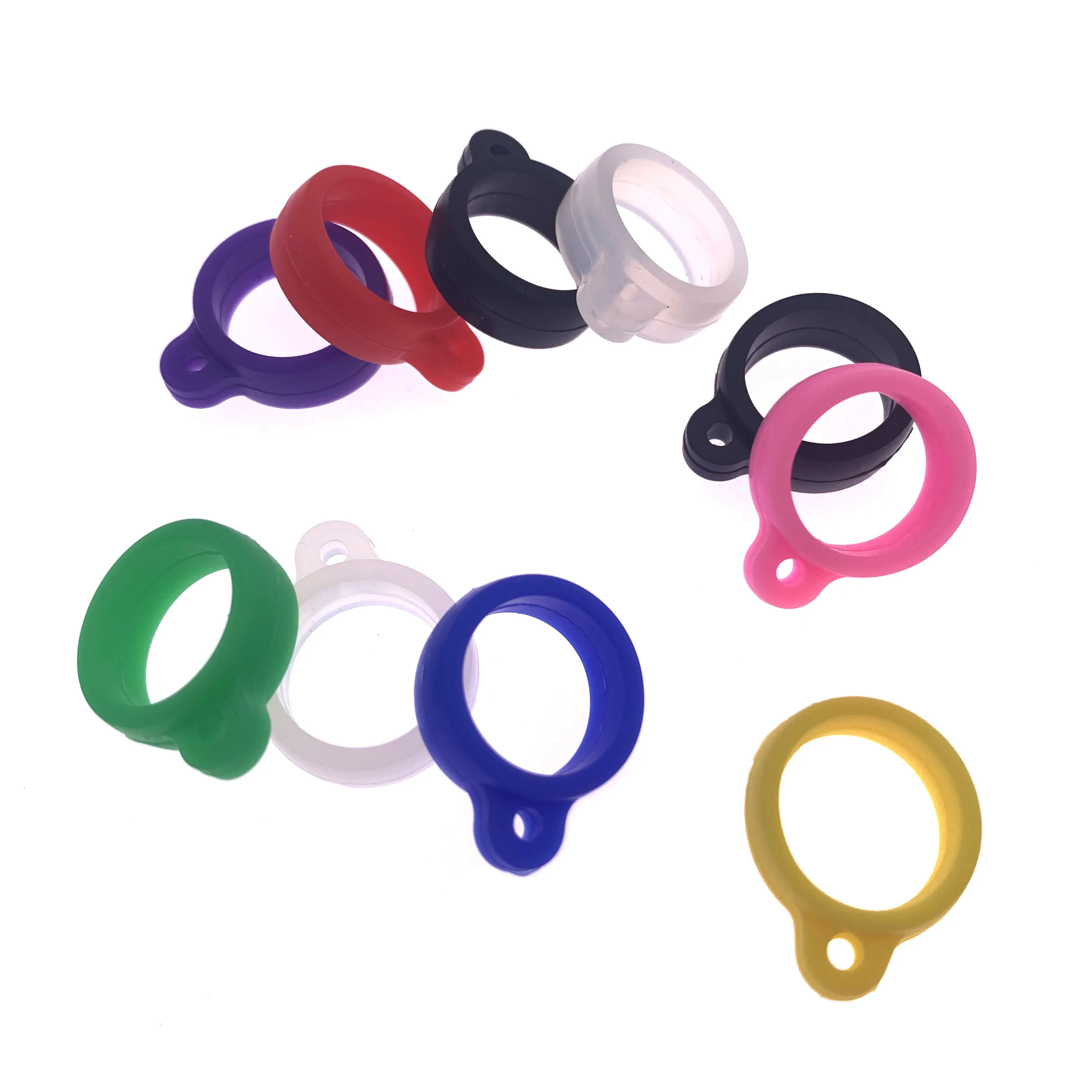 Rubber Ring Rope Pen Lanyard Holder Soft Hoop Anti-Lost Necklace Lanyards Ring Protect Small Household Appliance Accessories