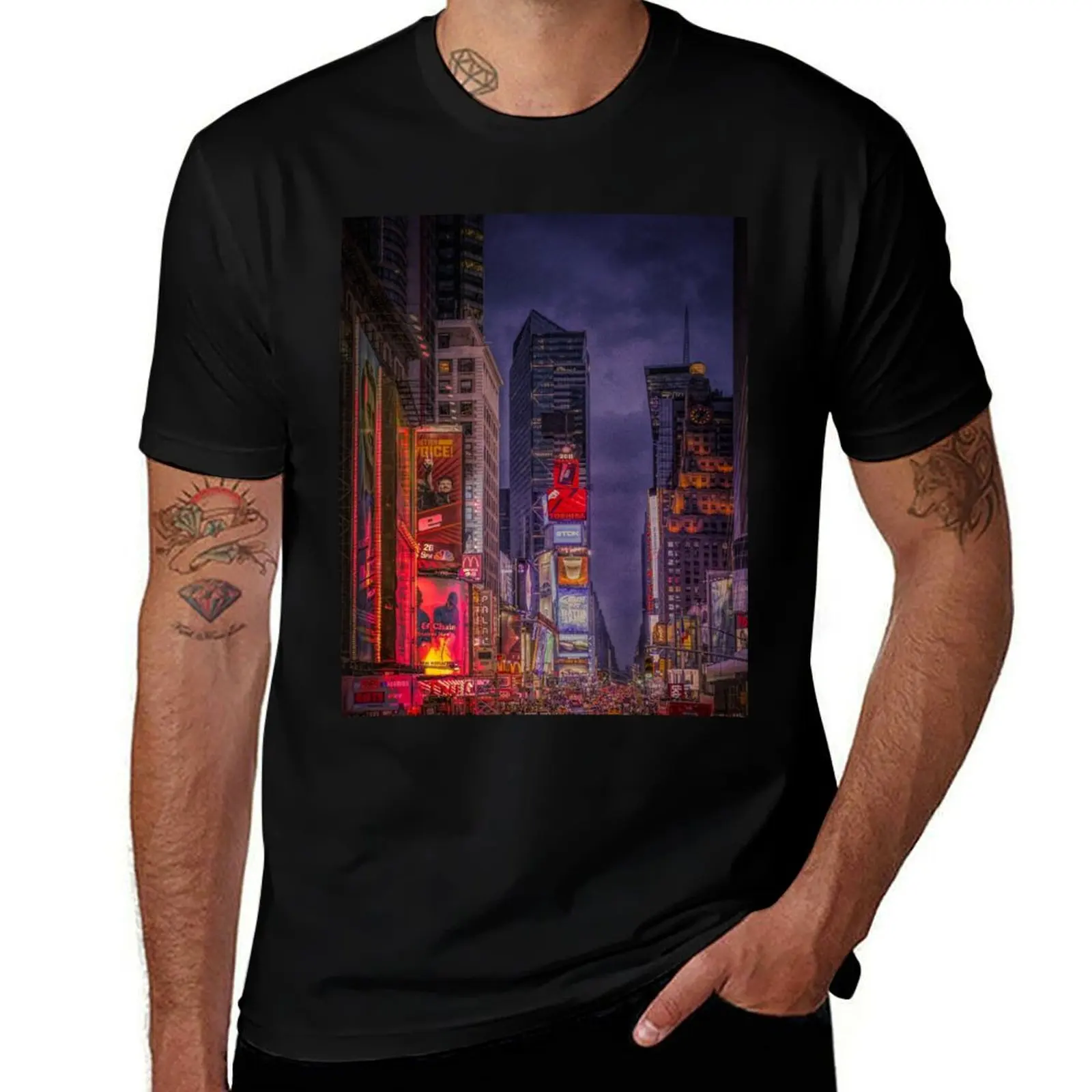 

Times Square Broadway T-Shirt t shirts for man pack cotton t shirt for man cotton t shirt man T-Shirt