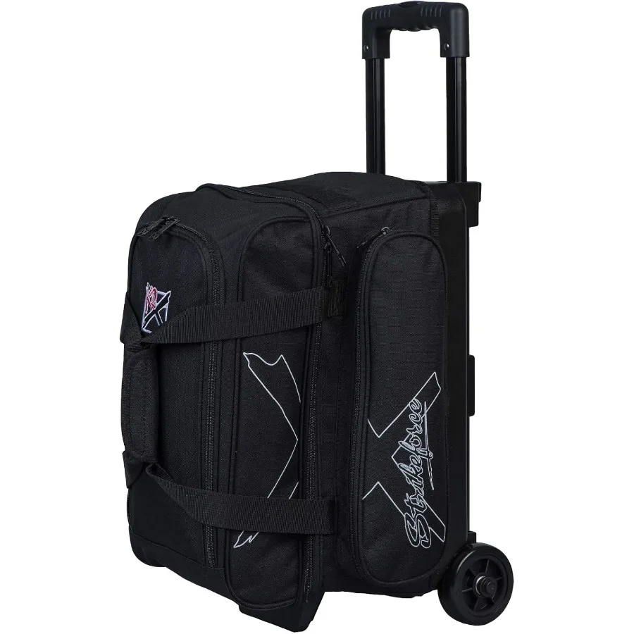 

KR Strikeforce Hybrid X Двойная сумка для боулинга на роликах с двойными отделениями для мячей Специальное хранилище обуви и аксессуаров Встроенный C