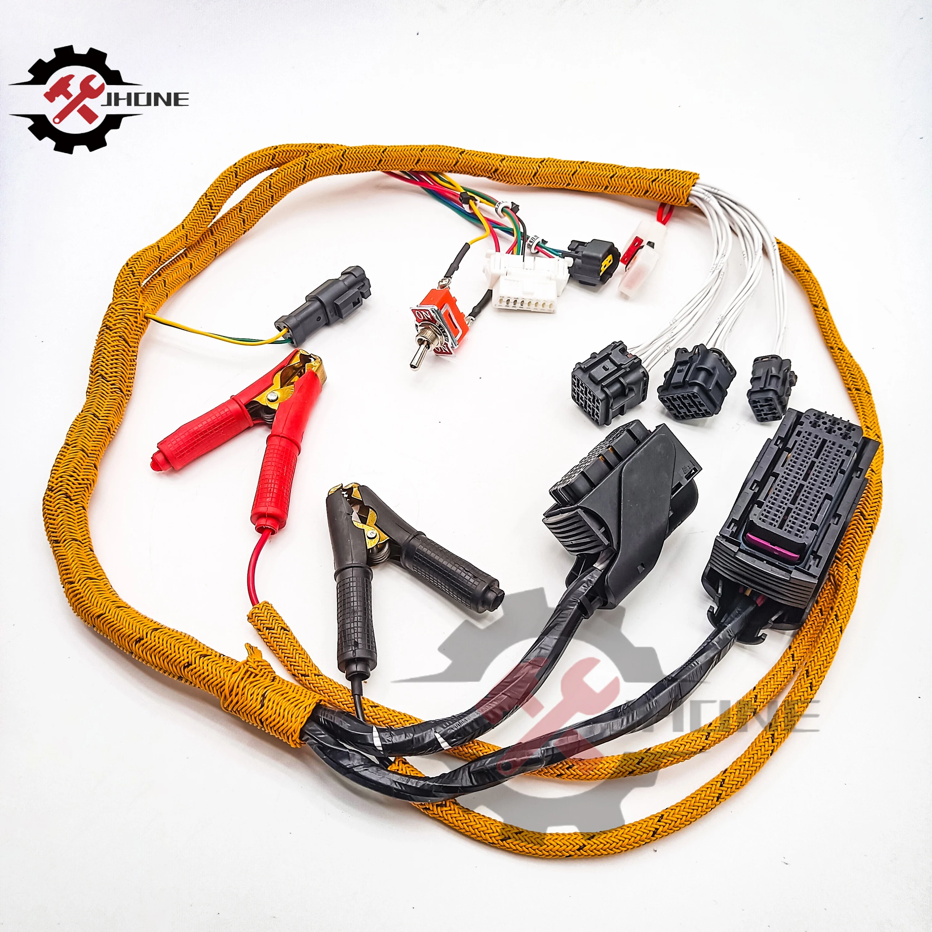 

Wiring Harness for Mitsubishi 4M50 SY215 Engine Start Testing Cable, Excavator Computer Board Engin Start Cable for Mitsubishi