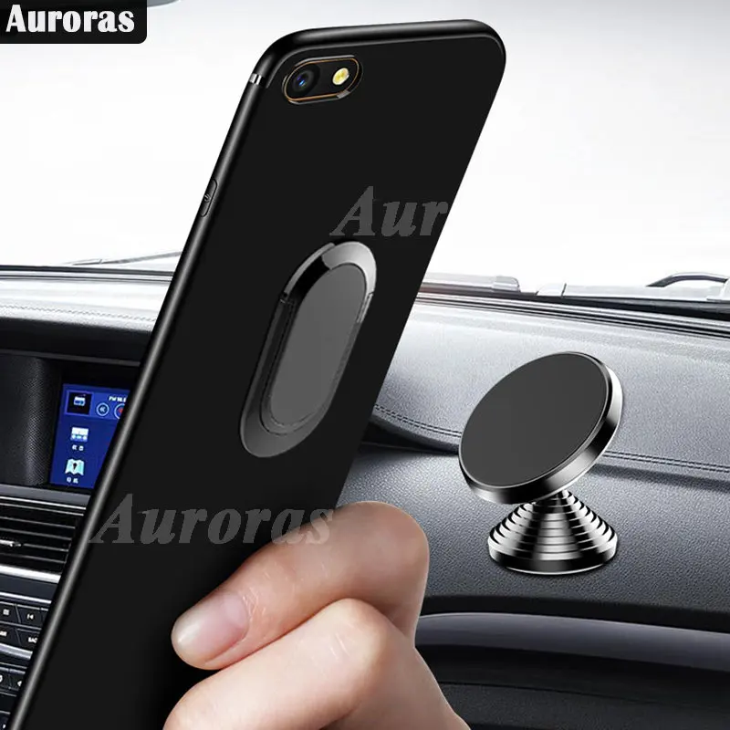 Auroras Case For Tecno Phantom X2 Thin Soft With Magnetic Attraction Ring Back Matte For Tecno Phantom X2 Pro Cover Case