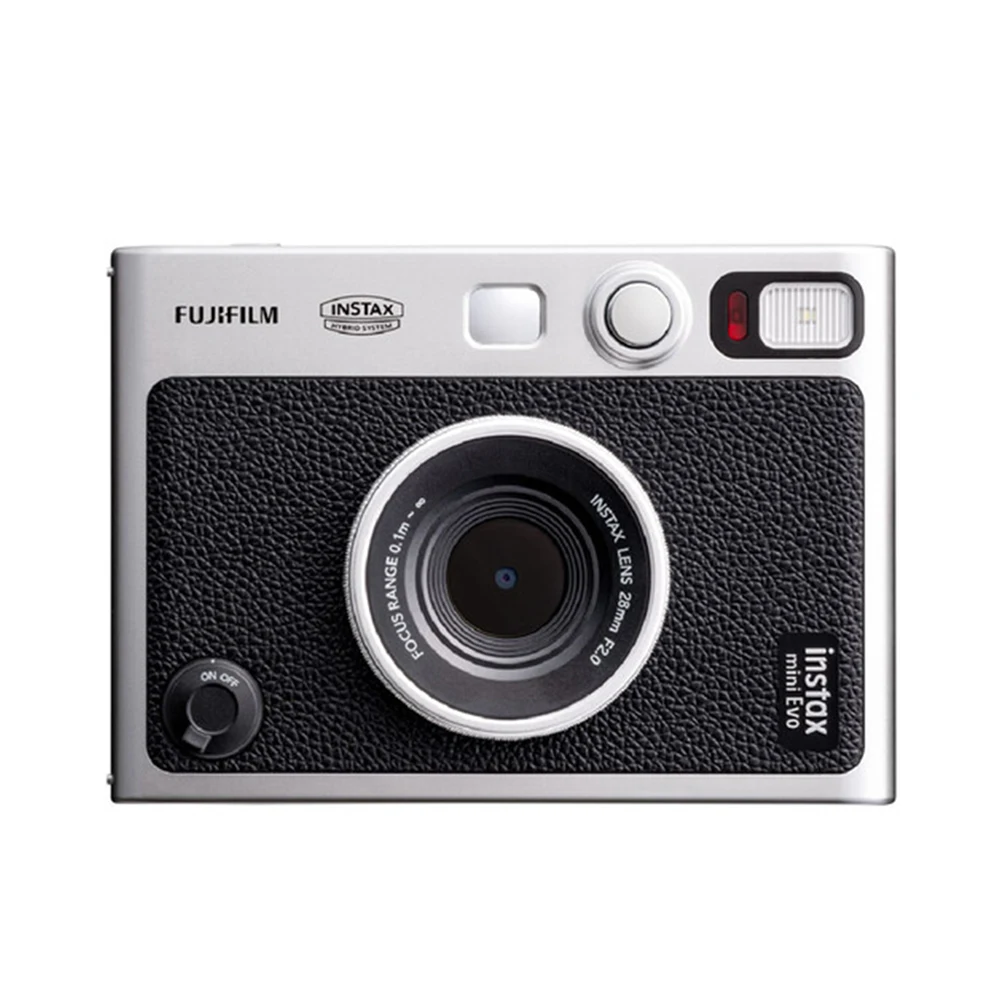 FUJIFILM Instax Mini EVO Instant Film Retro Camera Black , Brown Bare Metal One Imaging Retro For 3 Inches Photographic Paper ﻿