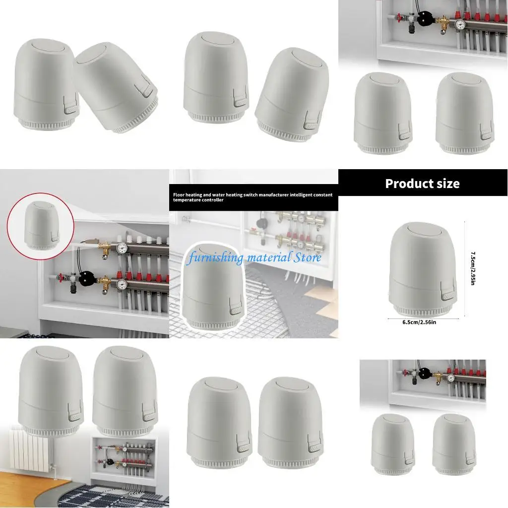 

Y5GD 2 шт. клапаны радиатора с подогревом пола нормально закрытый электрический термопривод для термостата коллекторные клапаны