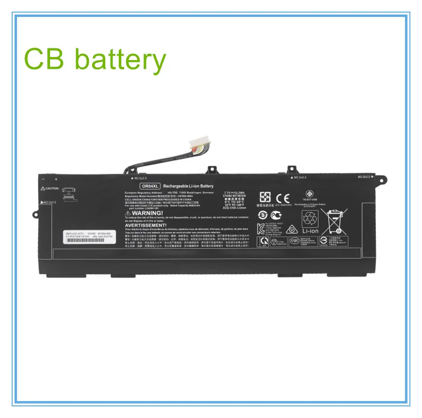 HSTNN-IB8U OR04XL Laptop Battery For x360 830 G5 G6 Series HSTNN-IB8U HSTNN-DB9C L34449-002 53.2WH