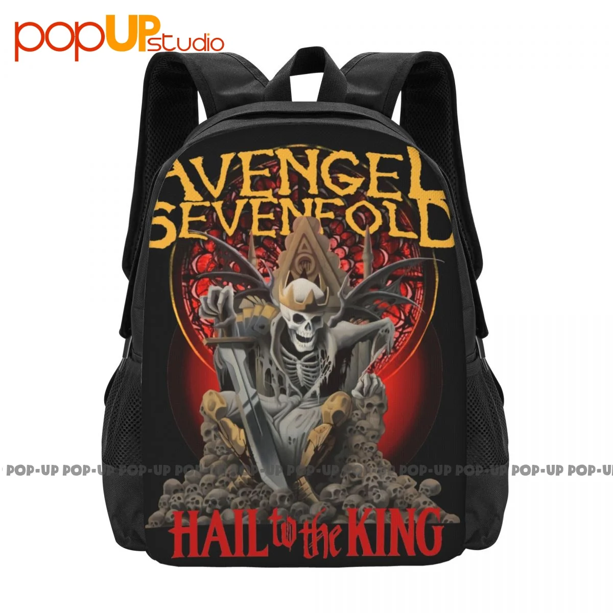 

Складной рюкзак для покупок Avenged Sevenfold, новая коллекция 2013, вместительный, с принтом