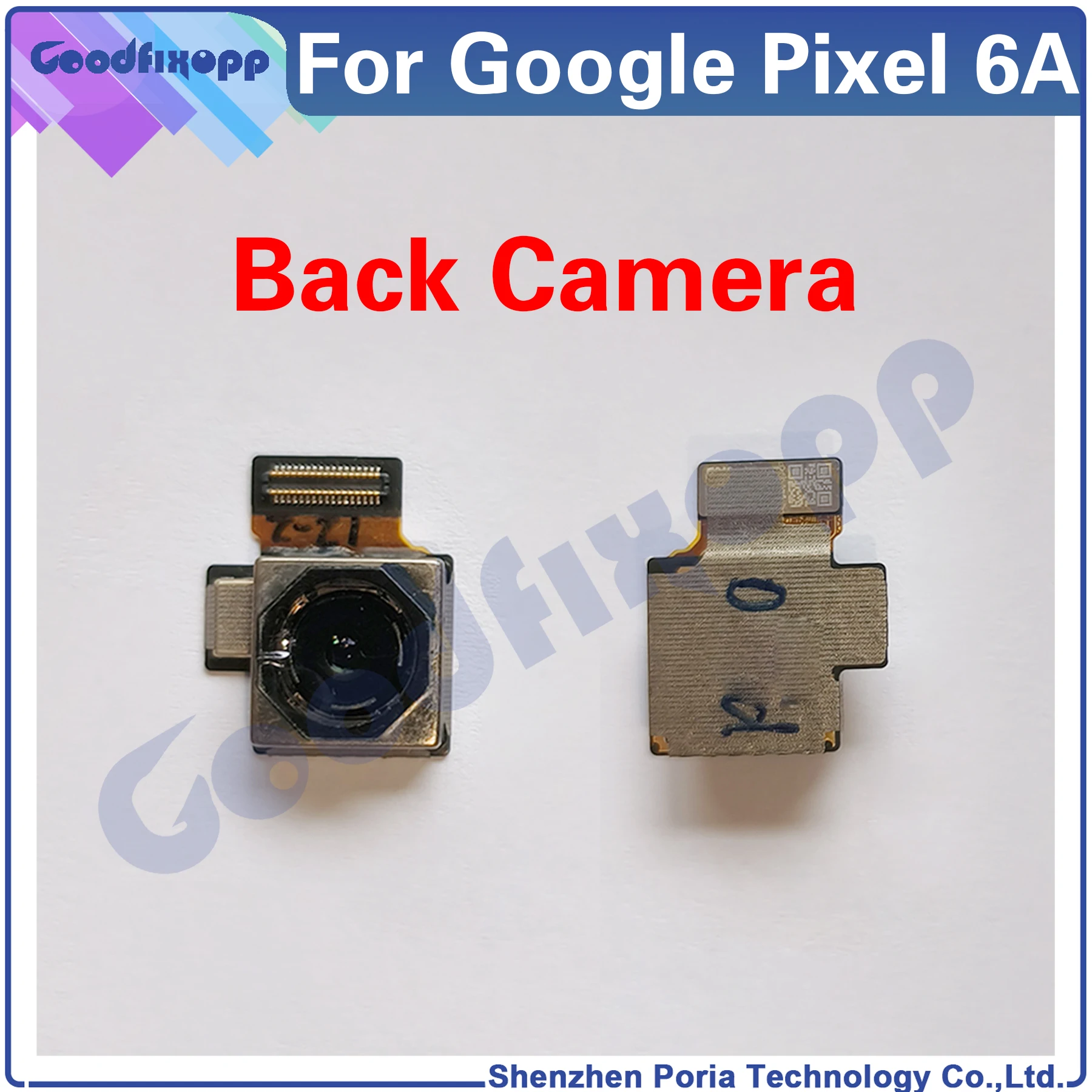 For Google Pixel 6A GX7AS GB62Z G1AZG Pixel6A Camera Modules Big Back Camera Rear Camera Front Camera Small Camera