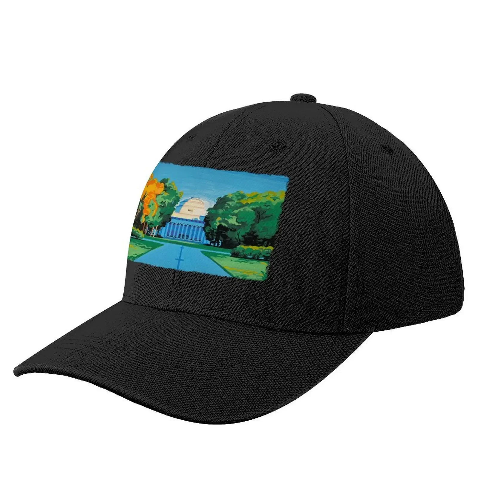 

MIT Dome - Killian Court - Acrylic Marker Illustration Baseball Cap Rave Snap Back Hat Hat Beach Girl Men's