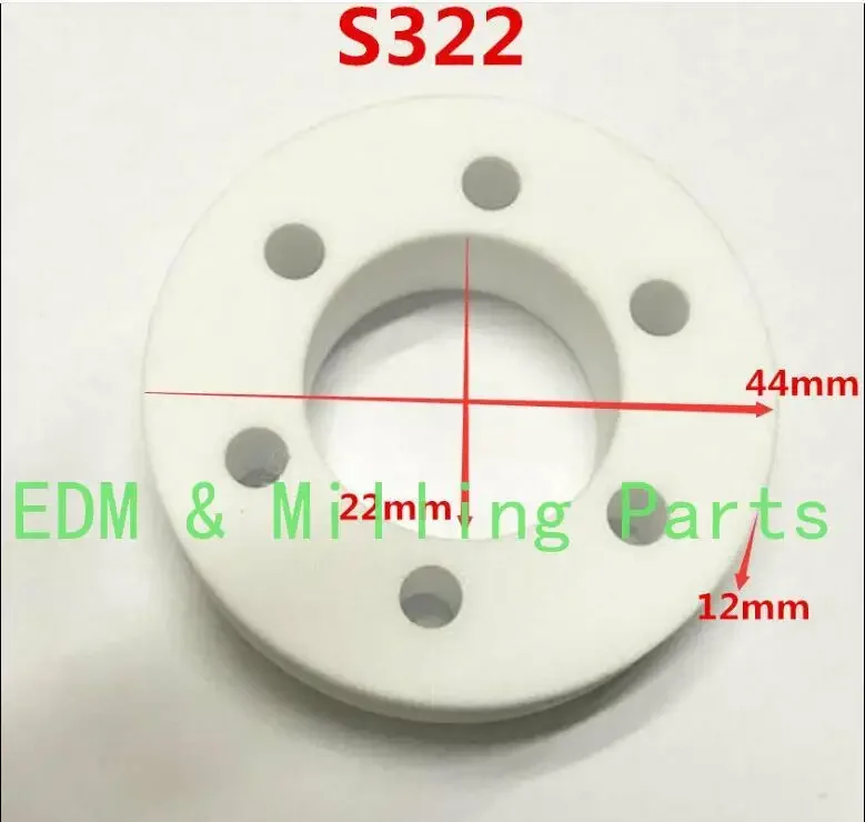 

EDM Wire Low Speed S322 Ceramic Secondary Wheel Pressure Roller Guide Wheel For CNC Socick Machine Service