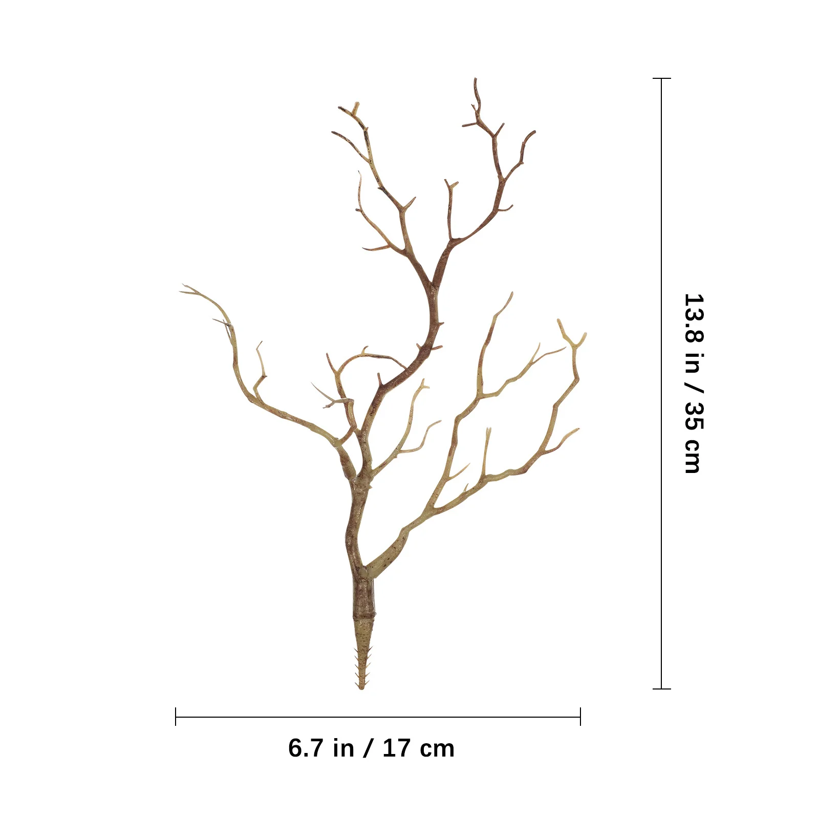 

6 pcs Artificial Twigs Simulated Faux Dried Stems Lifelike Tree For Home Wedding Party Vase Fillers Plastic Twig Dried For