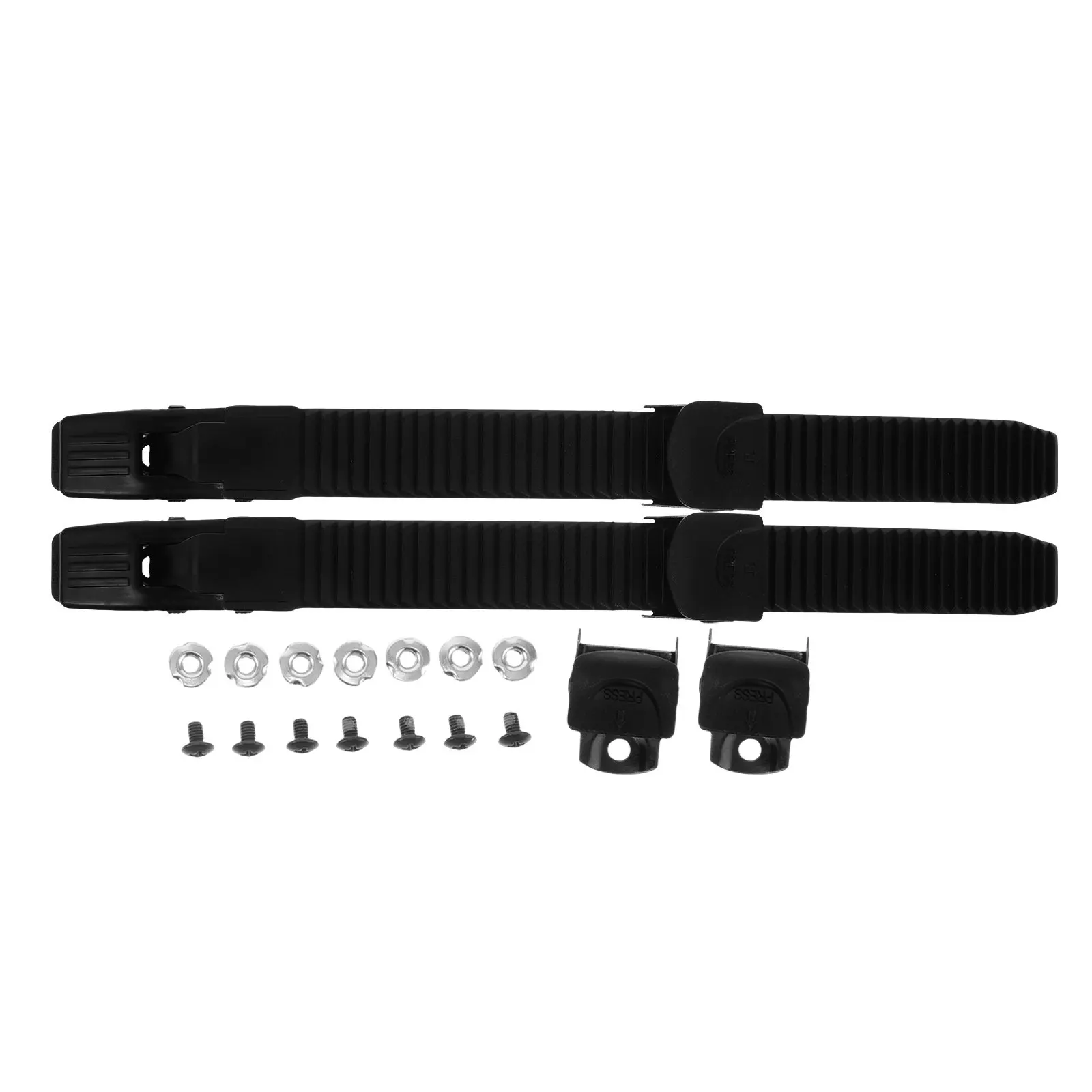 

2Sets Skate Replaceable Buckle Straps Easy Wear Quick Removal for Recreational Freestyle Speed Skating Activities