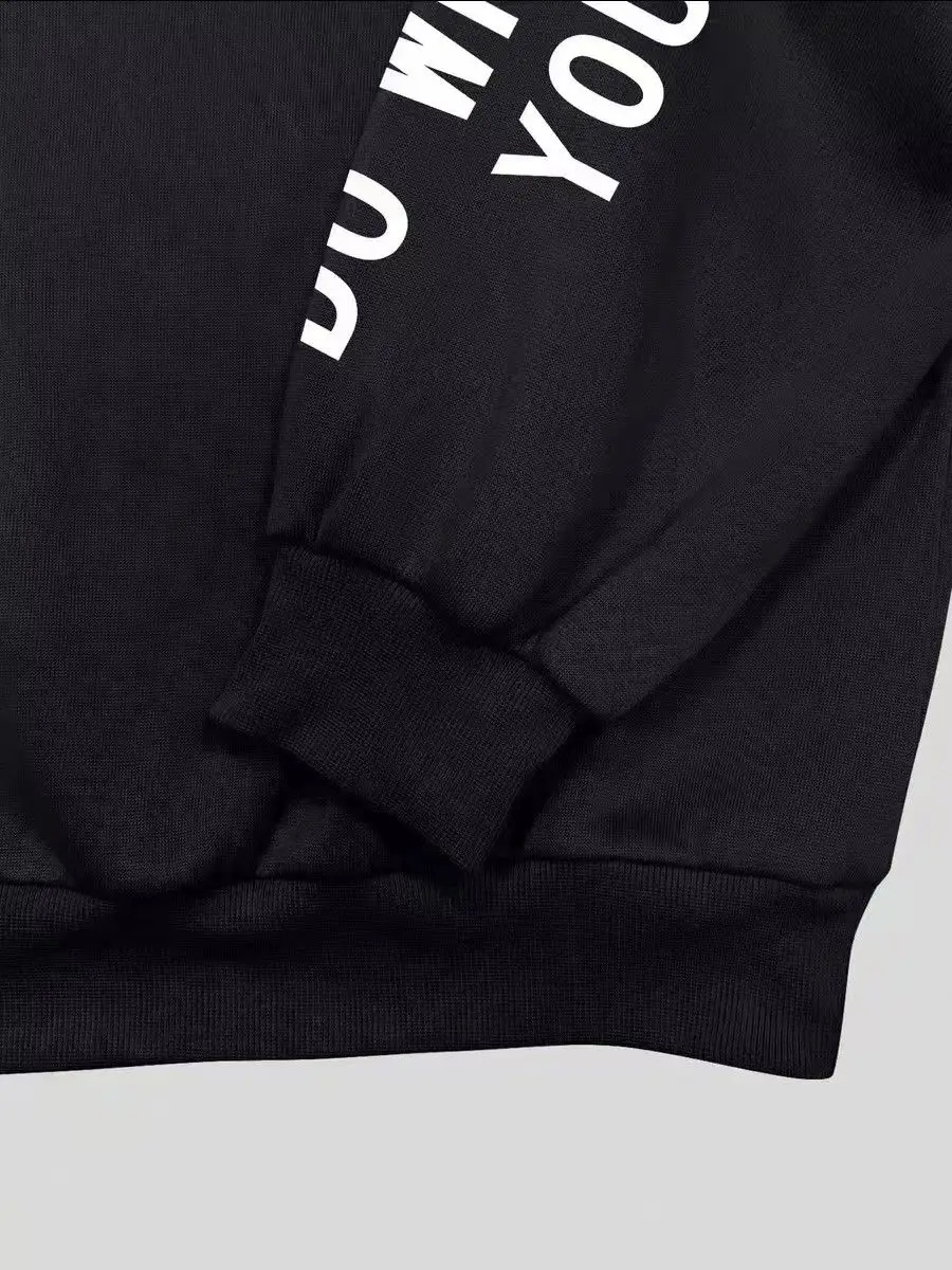 อเมริกันน่ารักพิมพ์Hip Hopเสื้อThickenขนแกะฤดูหนาวที่อบอุ่นสีเทาเข้มPullover Streetแฟชั่นผู้หญิงHoodie Y2K