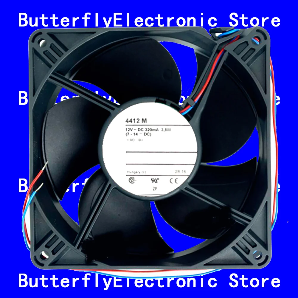 

ORIGINAL NEW 4412M 4412 M 12VDC 3.8W 12038 COOLING FAN 12038 120*120*38mm