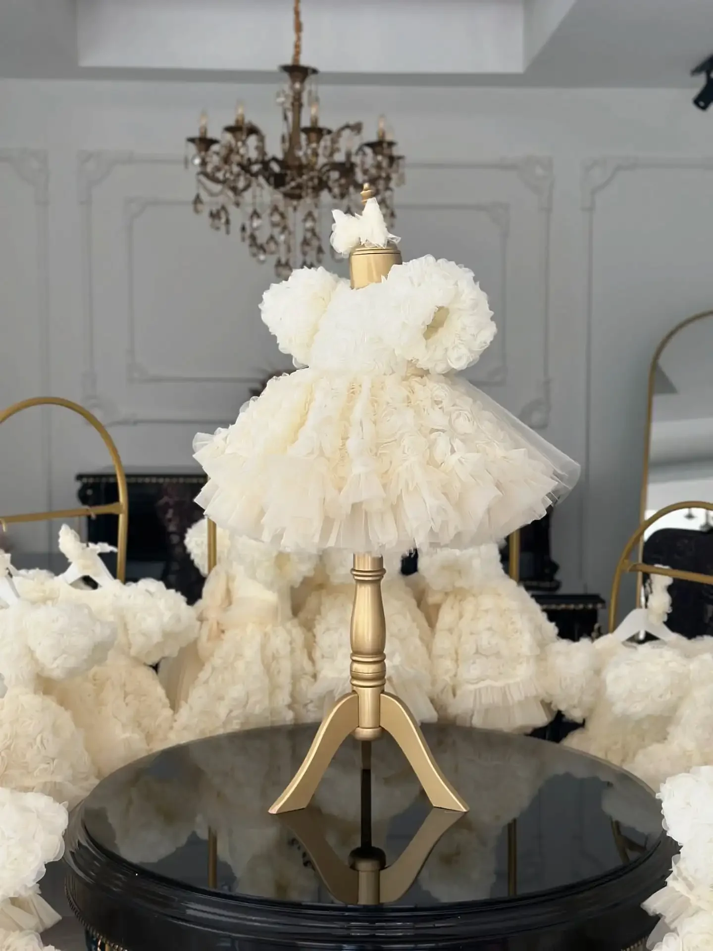 Short Floral Flower Girl Dress for Wedding Kids Dance Birthday Party Ball Gowns Knee Knegth Girls Pageant Dresses for Toddlers