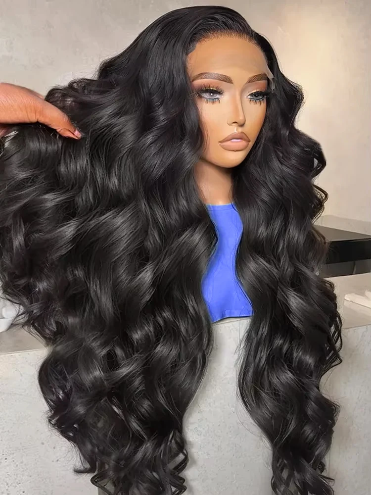 CEXXY 250% Body Wave Lace Frontal Wigs Hd Lace Wig 13x6 Human Hair Preplucked 30 40Inch Water Wave Lace Frontal Human Hair Wigs