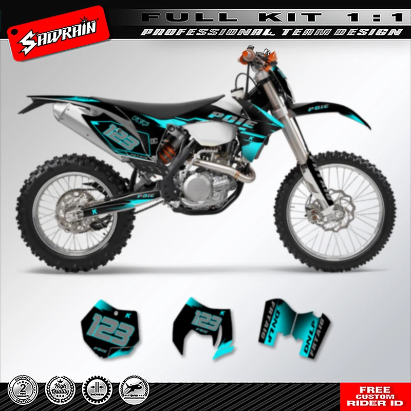 

Sawrain Motorcycle Graphics Backgrounds Decal Stickers Kits for KTM SX SXF 2011 2012 EXC XCW 2012 2013 007