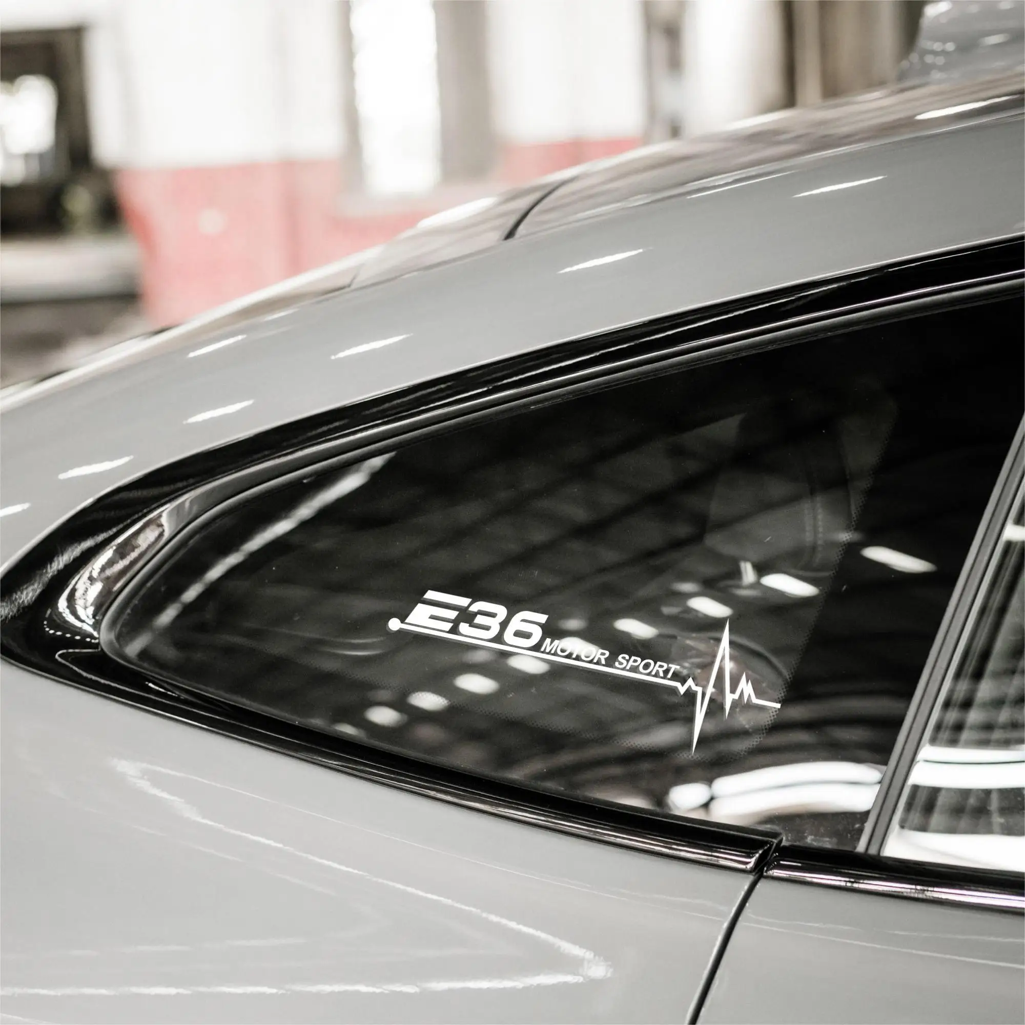 ملصقات عاكسة لنافذة السيارة الجانبية ، ملصق لـ E36 و E39 و E46 و E60 و E30 و E34 و E53 و E61 و E70 و E87 و E90 و E91 و E92 و E93 و E28 و E62 ملحقات, 2 أو