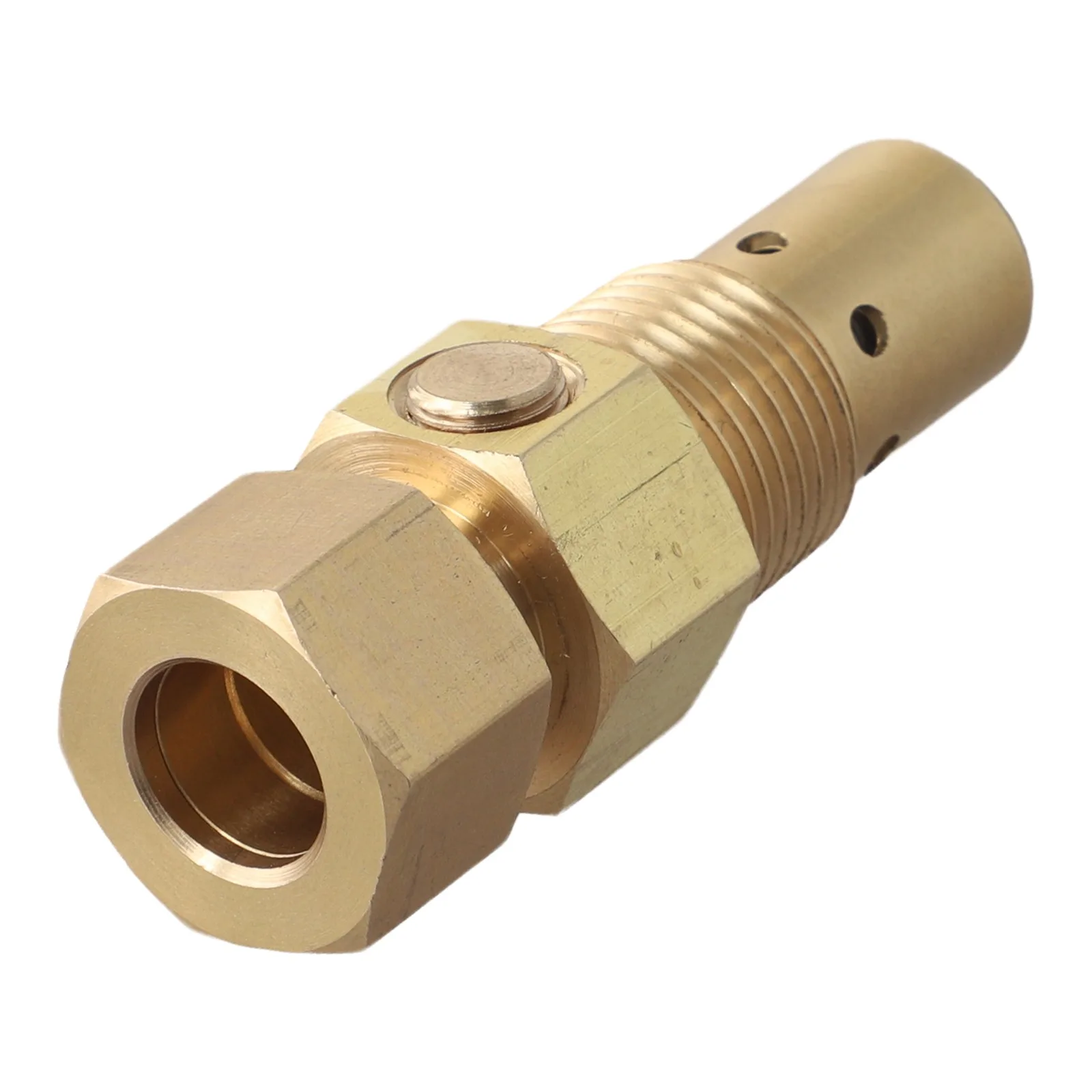 Brass Check Valve Designed to Prevent Overpressure in For Air Compressor Setups with 1/2 Inch and 19mm x 1.5mm Threads