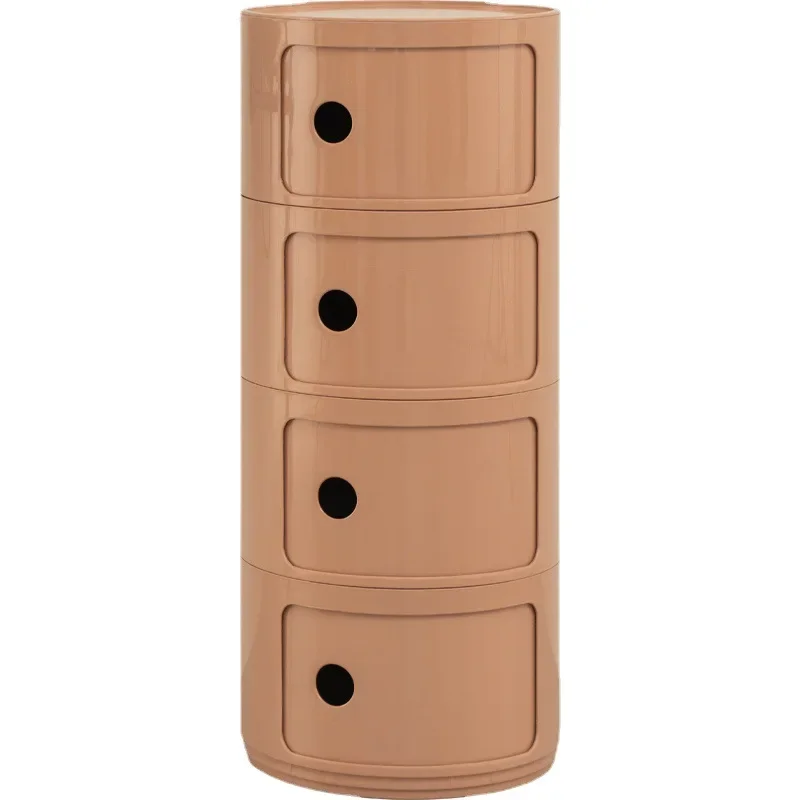 

Nordic bedside table Multifunctional plastic side cabinet Color multi-layer creative modern simple bathroom storage cabinet