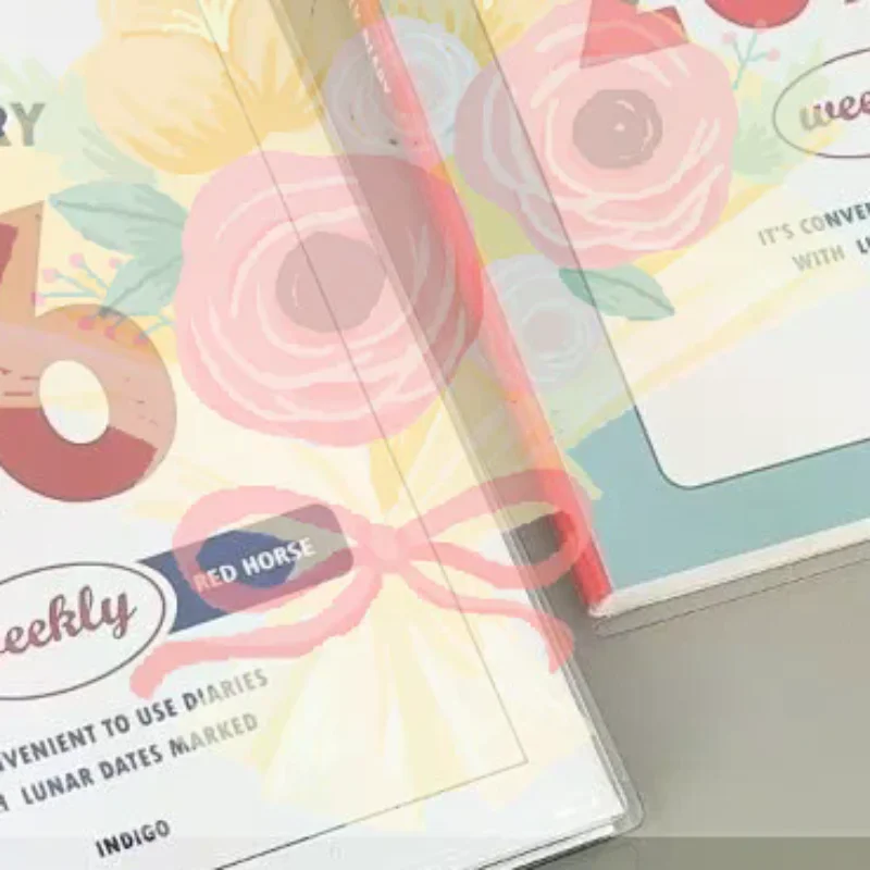 2026 Schedule Life Planner Book Minimalist With Calendar Student Study Diary Retro Journal Notebook Notepad