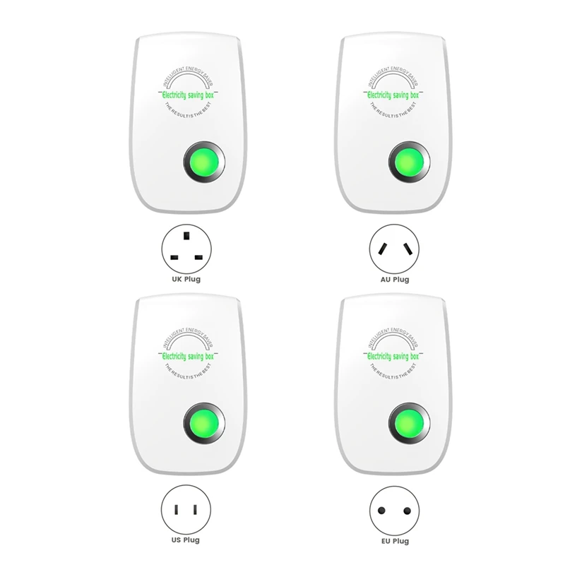 A15Q-2Pcs Pro Power Save Stop Watt Energy Saving Device Stabilizes AC Power, Voltage Of All Kinds Of Appliances