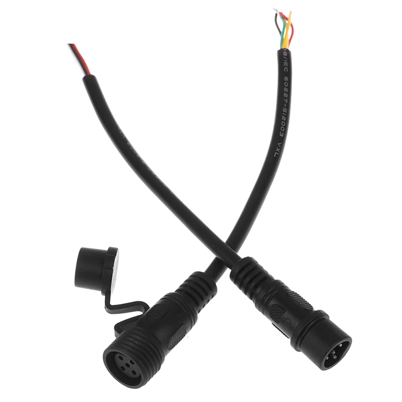 2/3/4/5/6/7/8 Pin Industrial Male and Female Socket Plug Circular Power Connector Waterproof Plug Outlet With Dust Cover