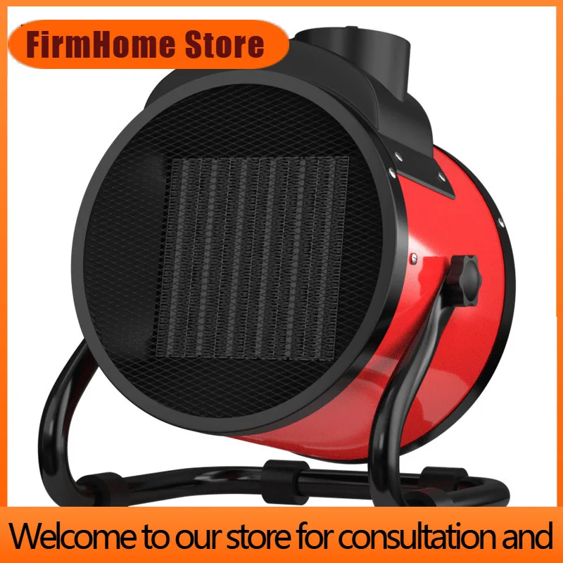 FirmHome StoreElectric Heating Fan 2000W Portable Space Heater Adjustable Thermostat 2 Heat Settings + Fan Mode Overheat & Tip-O
