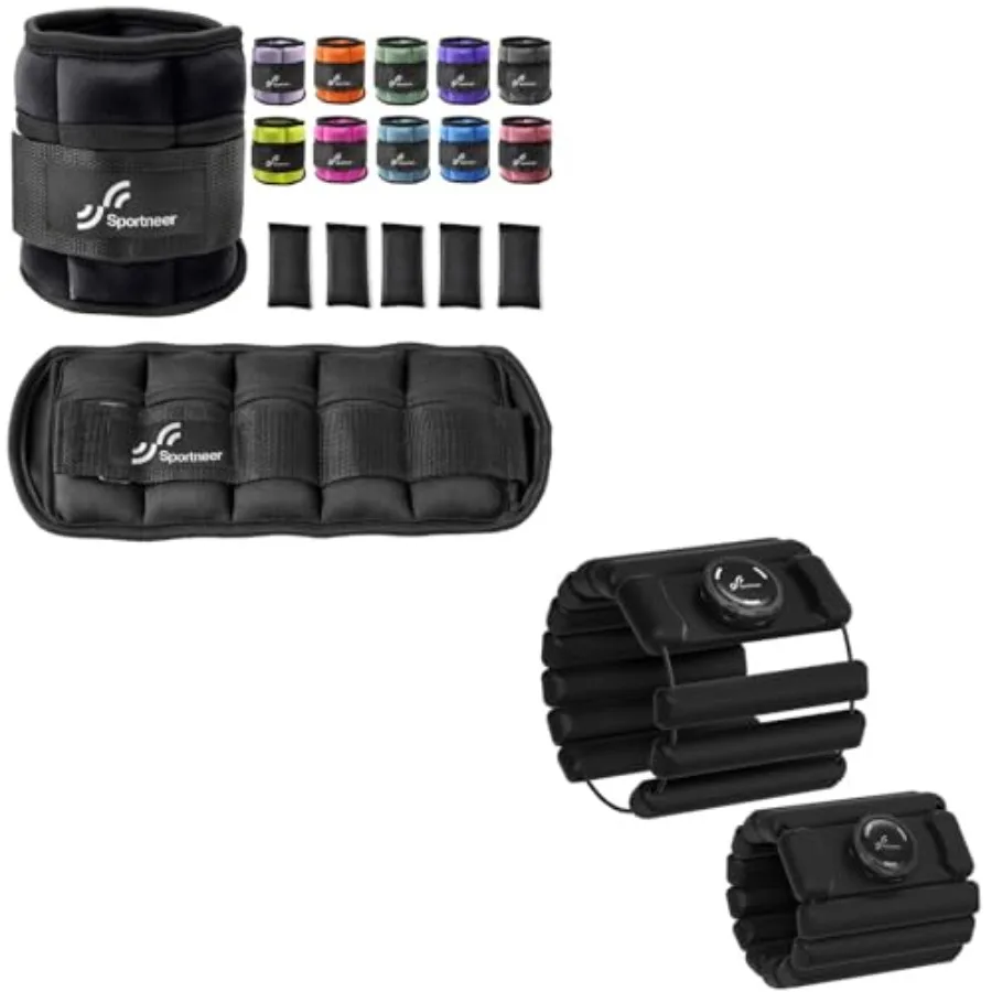 

Регулируемые утяжелители для лодыжек и запястий для фитнес-тренировок, черные, из прочной нейлоновой ткани, регулируемая нагрузка 5-20 фунтов.