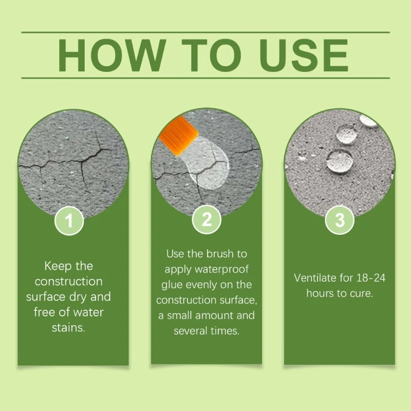 Repairing Leak Waterproof Adhesive Transparent Waterproof Coating Invisible Waterproof Agent Liquid Waterproof Sealant