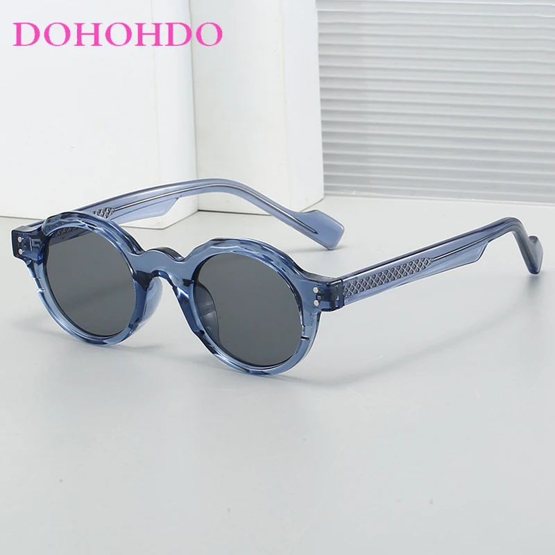 

Fashion Rice Nail Round Frame Sunglasses For Women Men Brand Designer Sun Glasses Summer Traveling Fishing Eyewear UV400 Lentes