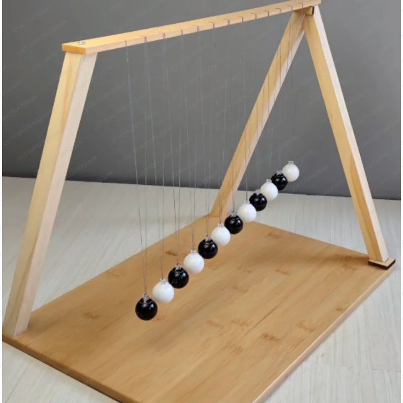 Serpentine Pendulum Simple Pendulum Wave Experiment Newton Pendulum Teaching Aids 12 Balls Physics Science Children's Toys Gift