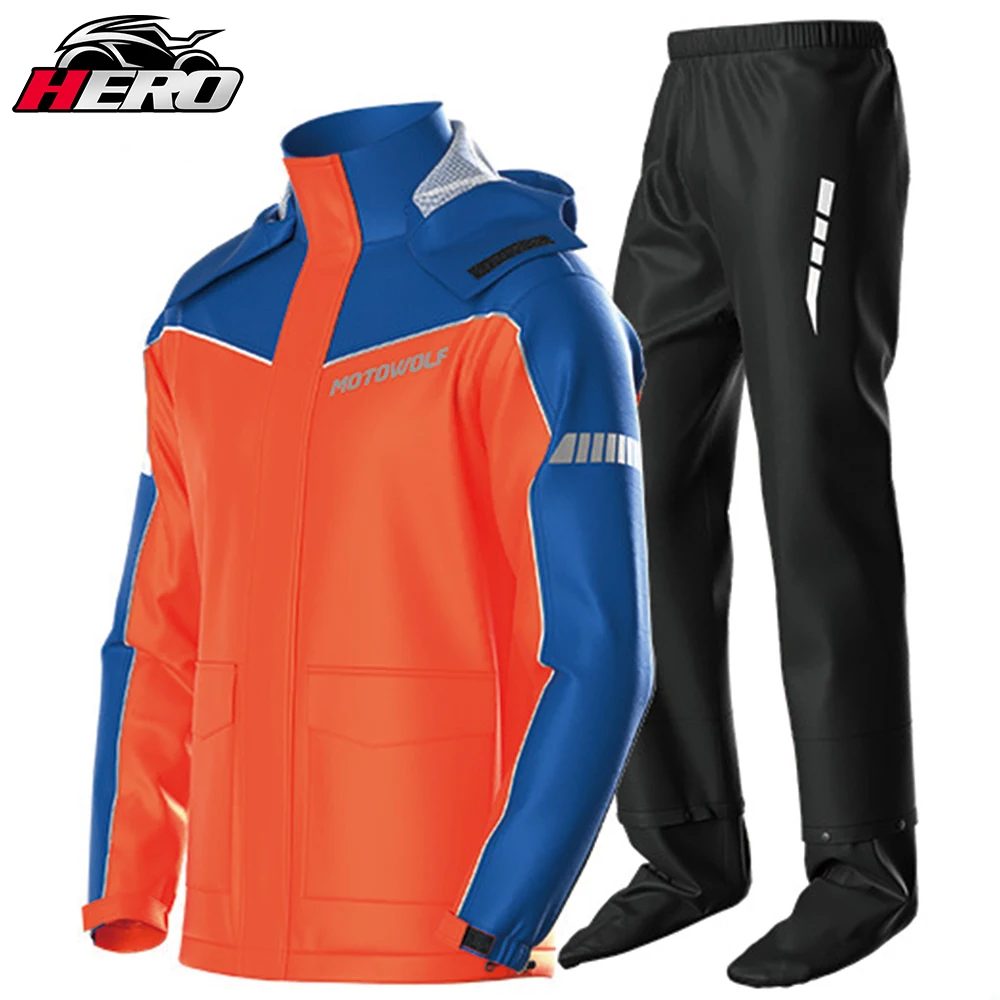 

Motorbike Mackintosh Outdoor Travel Motorbike Mackintosh Motorbike Riding Full Body Suit Waterproof Night Reflective Mackintosh