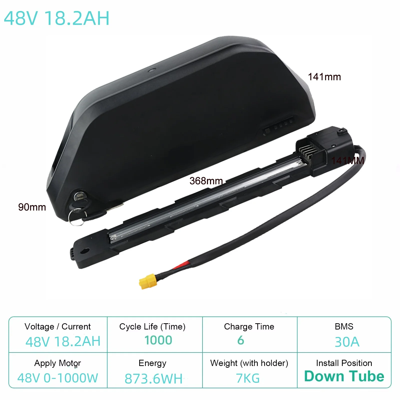 52V 25AH Polly Batterij 21700 Elektrische Fiets 48V 36V 25AH Downtube Jumbo Polly Batterijpakket voor Scooter 500W 750W 1000W 1500W Kit