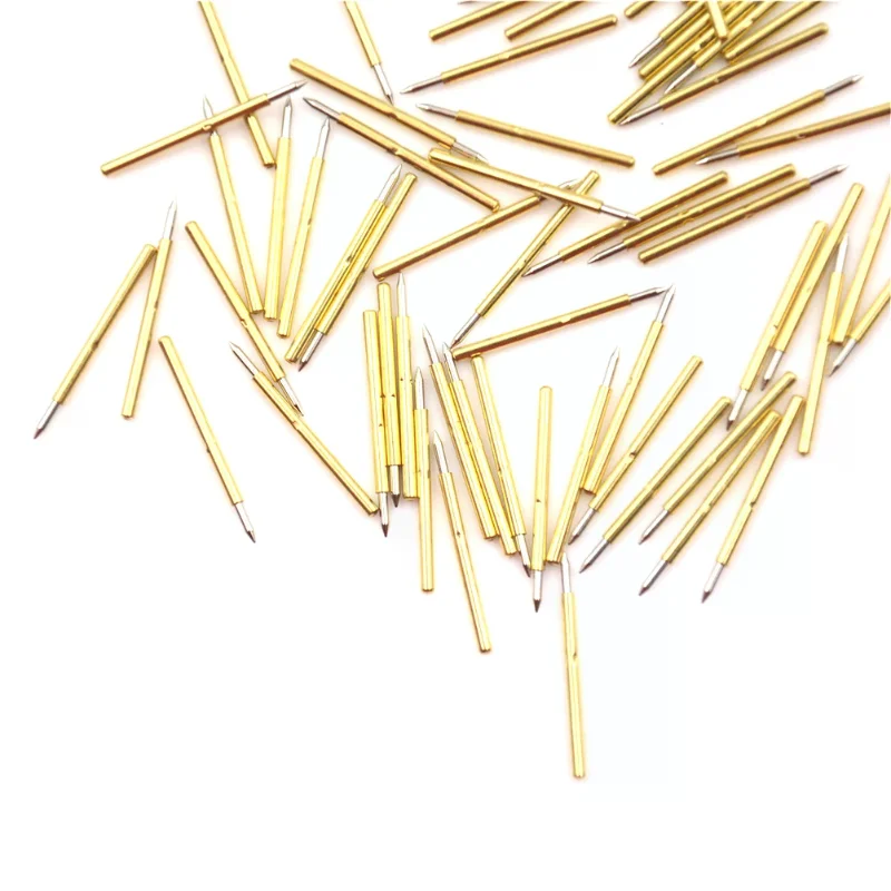 100pcs P75-B1 Test Probes 1.0mm Diameter Cusp Spear Spring Loaded Pogo Pins for Testing Tool