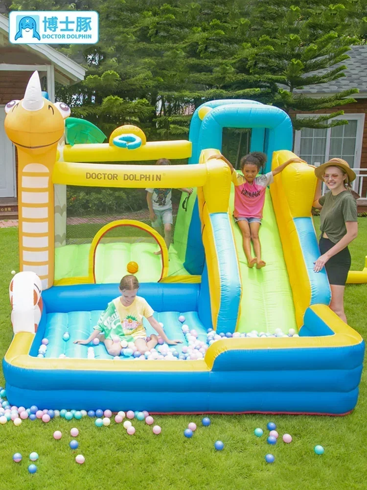 Indoor kleine Kinder Trampolin Rutsche Trampolin Kindergarten freche Burg