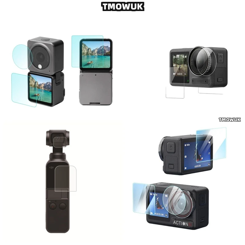 

For DJI Pocket 1 2 & Osmo Pocket 3, Anti-Scratch Screen Guard For Action 2 4 Pro Devices.