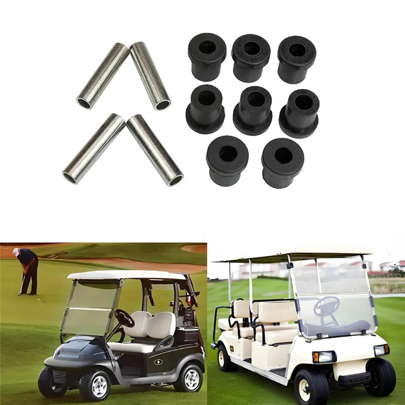 

ABVH-Golf Cart Rear Leaf Spring Bushing Kit For EZGO TXT Medalist 70291-G01 70289-G02