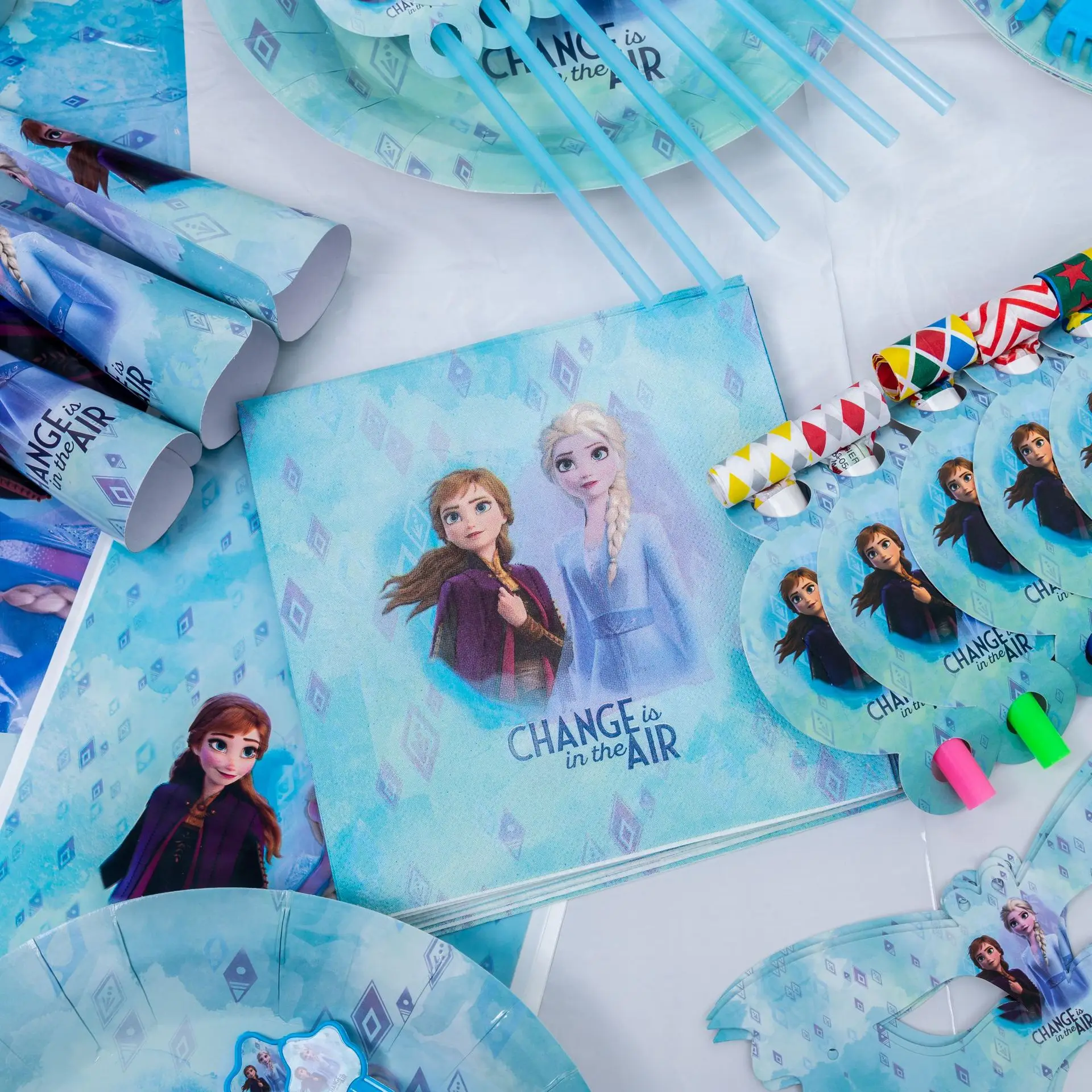 Disney Frozen Birthday Party Favors Anna Elsa Princess Frozen Elsa Foil Balloons Kids Party Supplies Globos Kid's Toy Gifts Girl