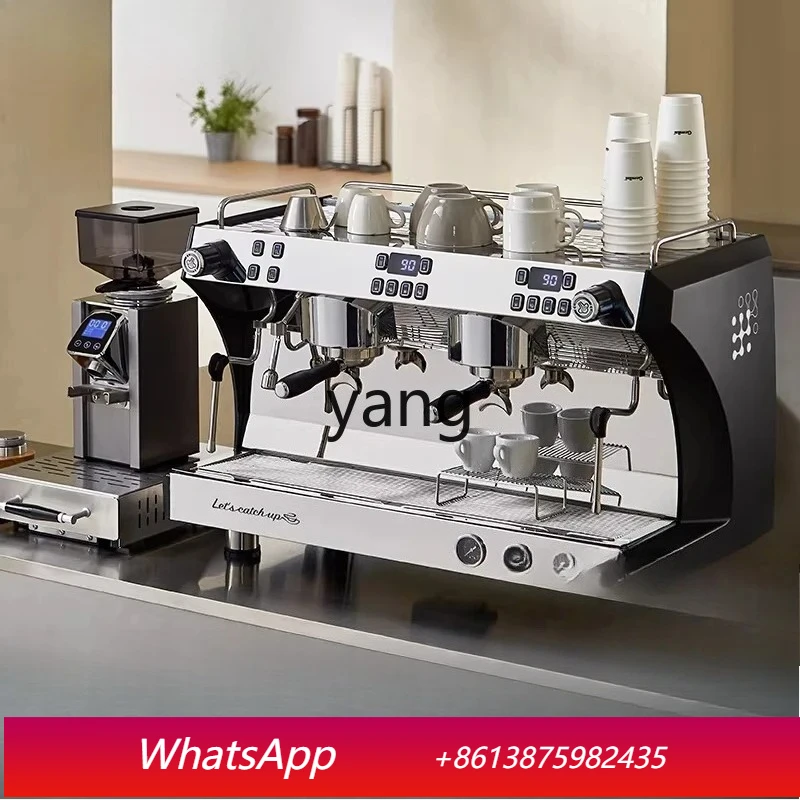 lQ 3120C Commercial double head coffee machine Italian semi-automatic multi-boiler espresso coffee