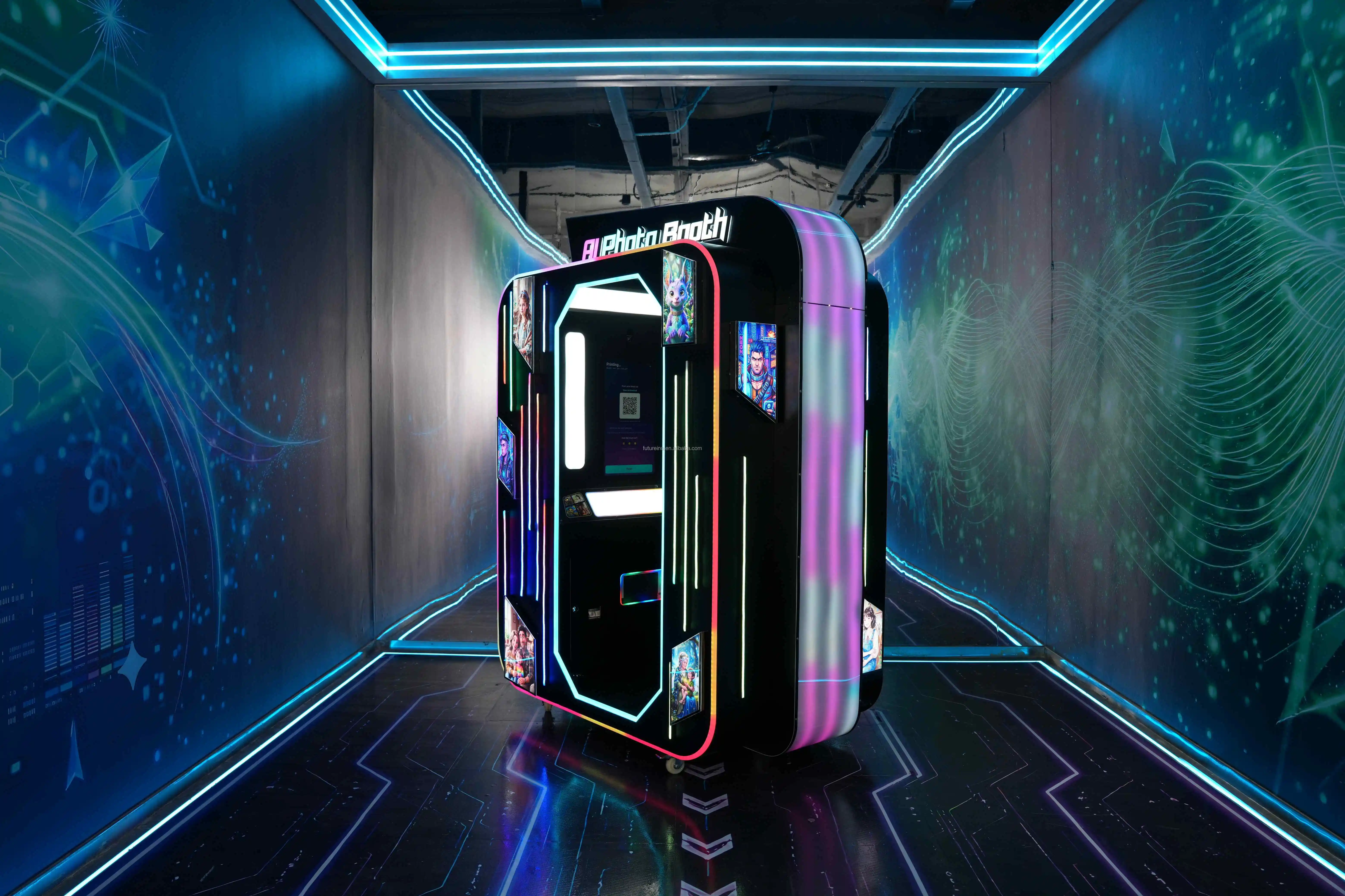 Ai Robot Photobooth, Selfie Photo Booth, Custom Vending Machine