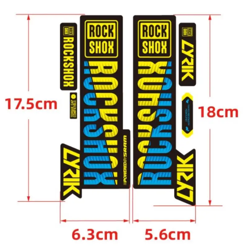 Front Fork Sticker Mountain Bike Shock Absorber Change Waterproof