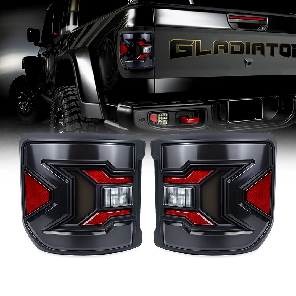 Flush Mount LED Tail Light Brake Lamp for Jeep Gladiator JT 2020-2025