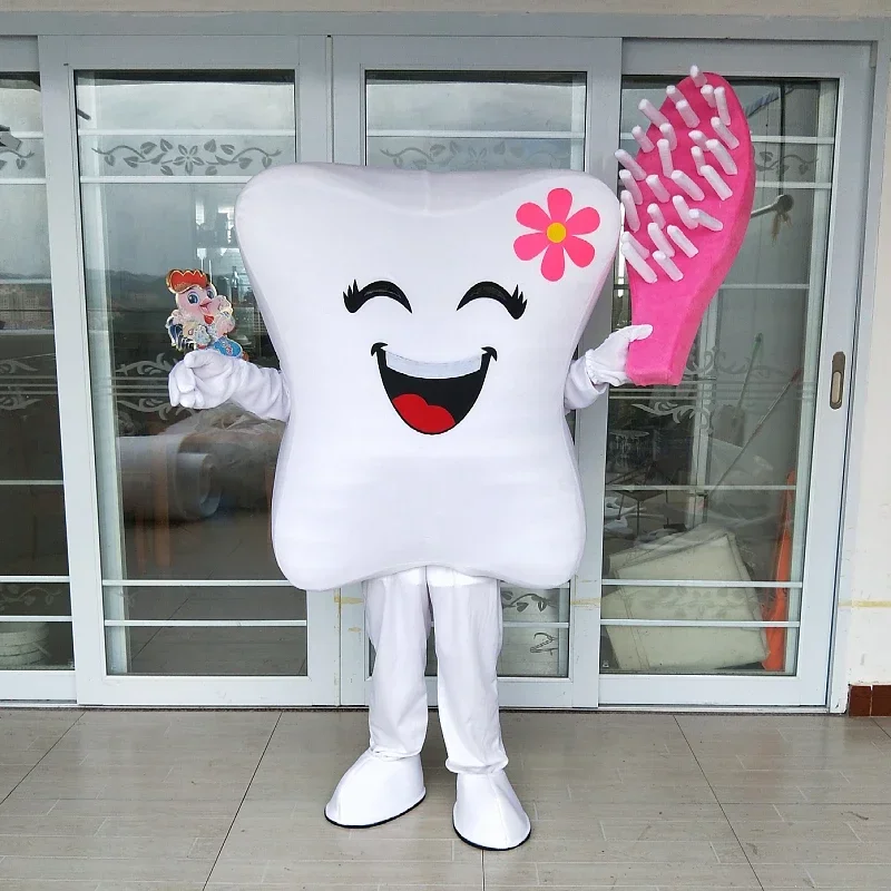 

Cosplay World Oral Health Day stomatological hospital tooth character costume Mascot Advertising perform Fancy Dress Party props