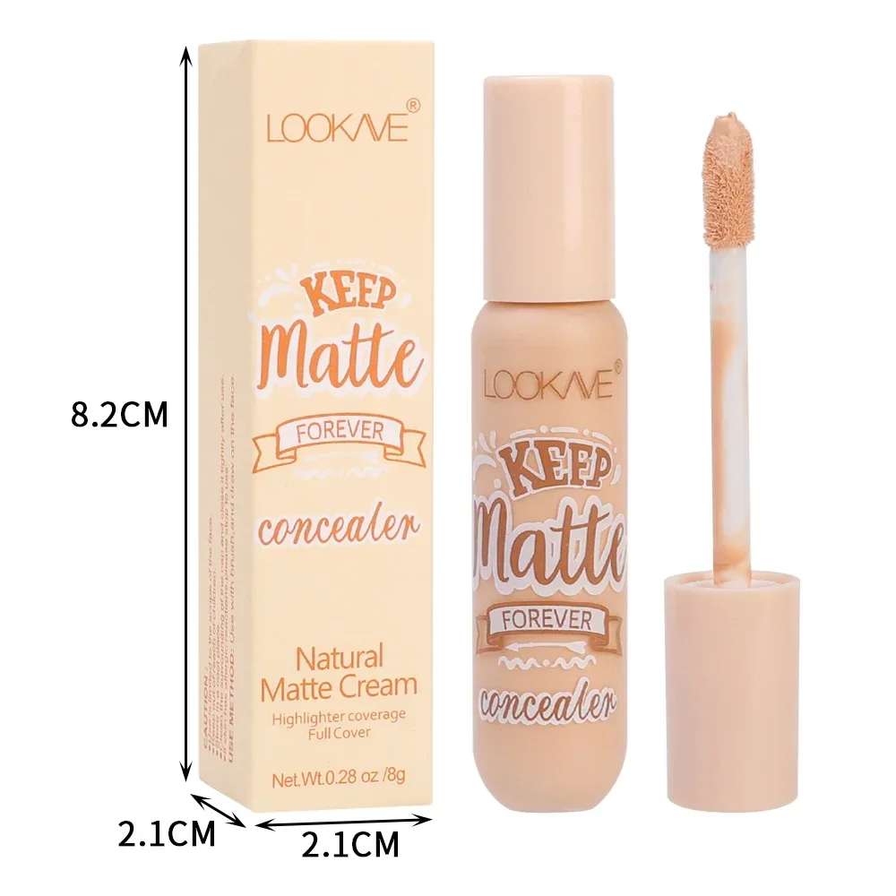 Crème anti-cernes liquide, maquillage, imperméable, hydratant, couverture, acné, fond de teint des vaches foncées, modifier le contour du visage, cosmétiques, 256