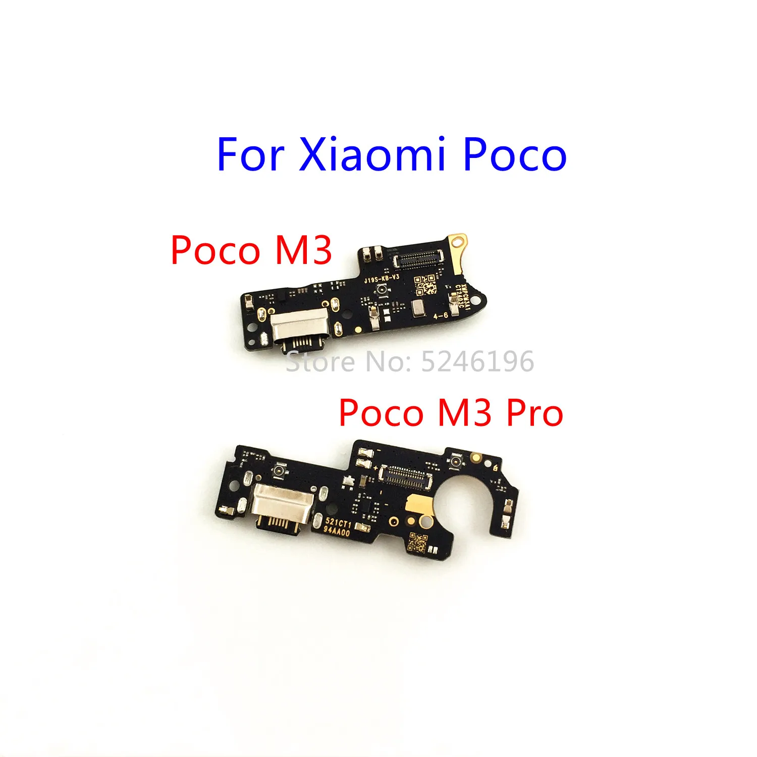 

1 шт. USB-порт для зарядки, разъем для зарядного устройства для Xiaomi Poco M3 для Xiaomi Poco M3 Pro, запасная часть.