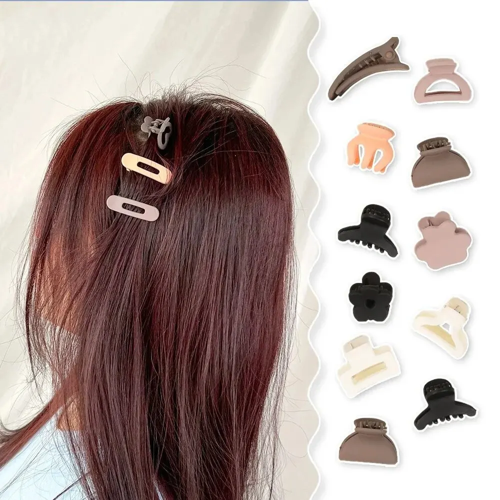 Multiple Styles Exquisite Box Small Acrylic Stripe Flowers Geometry Hairpin Barrette for Women Girl Child Accessories Headwear