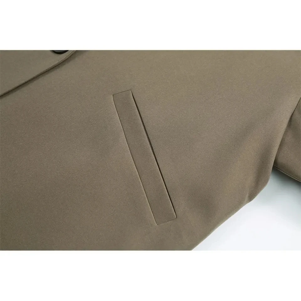 2025 Nuovi blazer da donna sopra giacca abito marrone cappotti e giacche femminili abbigliamento lungo capispalla nero tendenza invernale