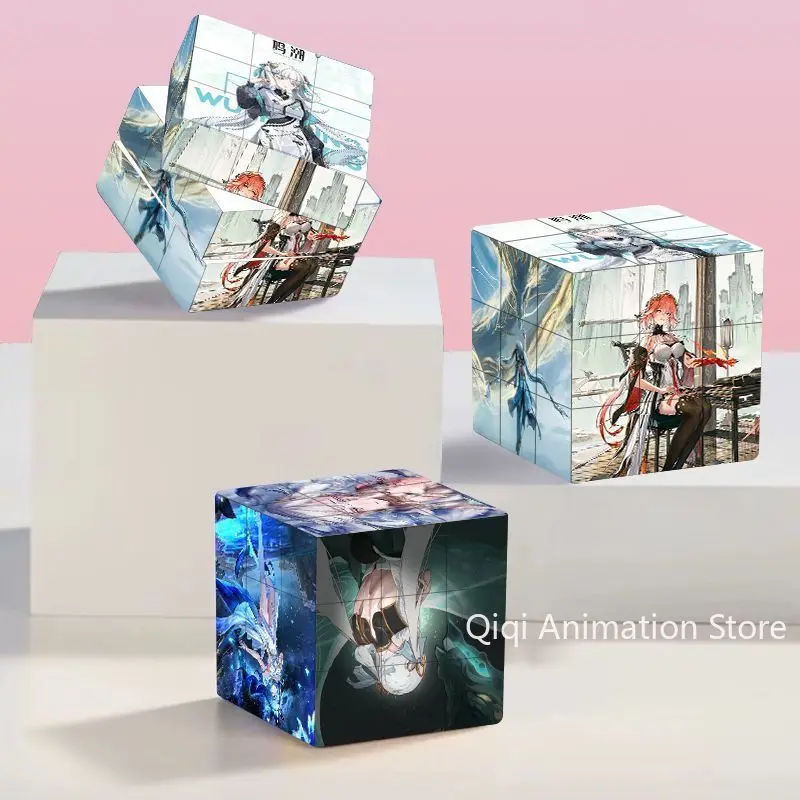 

Anime Wuthering Waves Jinhsi Unzip Third-order Puzzle Rubik's Cube Puzzle Originality Children Christmas Gifts