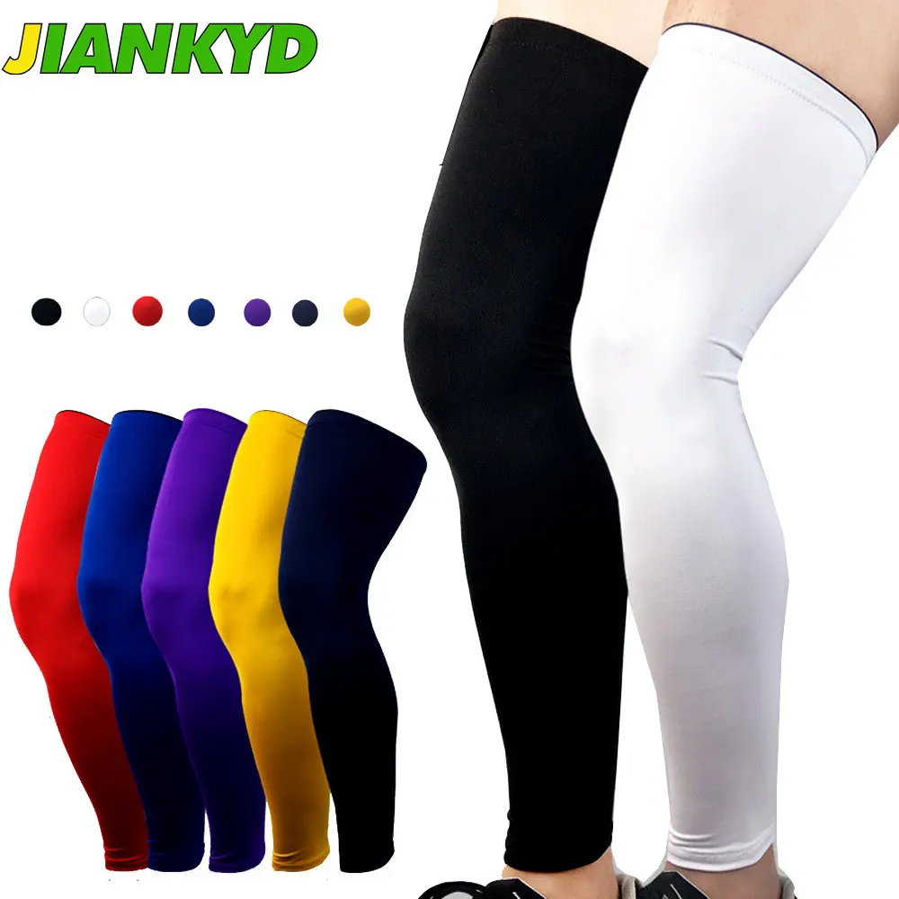 

Compression Leg Sleeve Full Length Leg Sleeves Sports Cycling Leg Sleeves for Men Women, Knee, Thigh, Calf, Running, Basketball